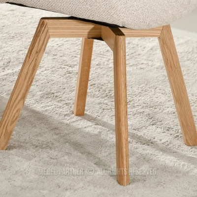 LOVISA Esszimmerstuhl – Beige/Eiche