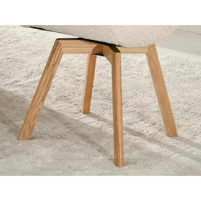 LOVISA Esszimmerstuhl – Beige/Eiche