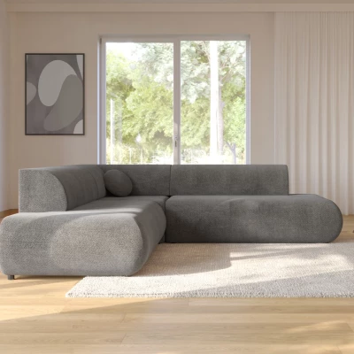 Schlafsofa mit Stauraum SURREY 2 – dunkelgrau, linke Ecke