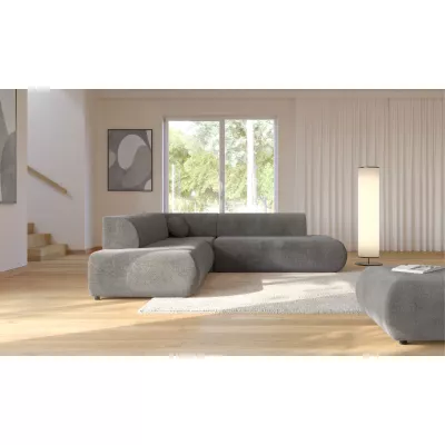 Schlafsofa mit Stauraum SURREY 2 – dunkelgrau, linke Ecke