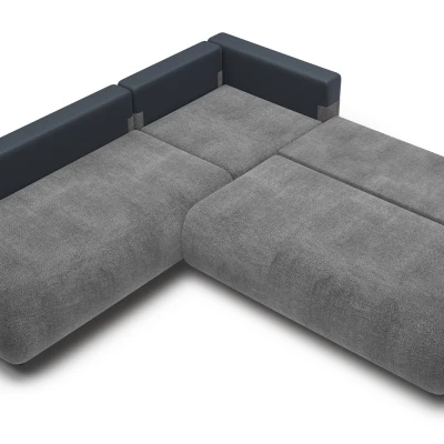 Schlafsofa mit Stauraum SURREY 2 – dunkelgrau, linke Ecke