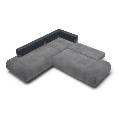Schlafsofa mit Stauraum SURREY 2 – dunkelgrau, linke Ecke
