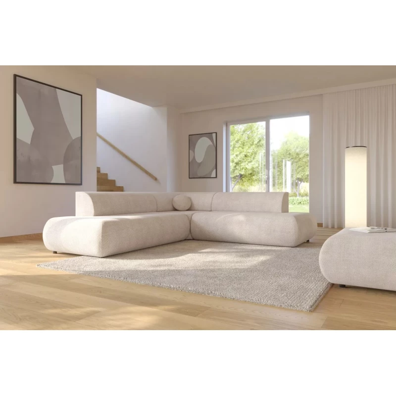 Schlafsofa mit Stauraum SURREY 2 – beige, linke Ecke
