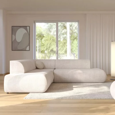 Schlafsofa mit Stauraum SURREY 2 – beige, linke Ecke
