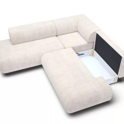 Schlafsofa mit Stauraum SURREY 2 – beige, linke Ecke