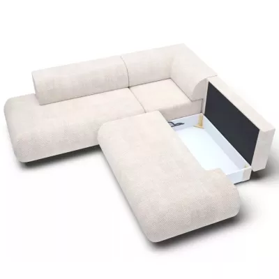 Schlafsofa mit Stauraum SURREY 2 – beige, linke Ecke