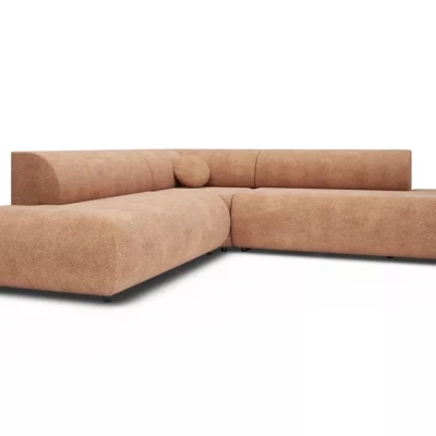 Schlafsofa mit Stauraum SURREY 2 – hellbraun, linke Ecke