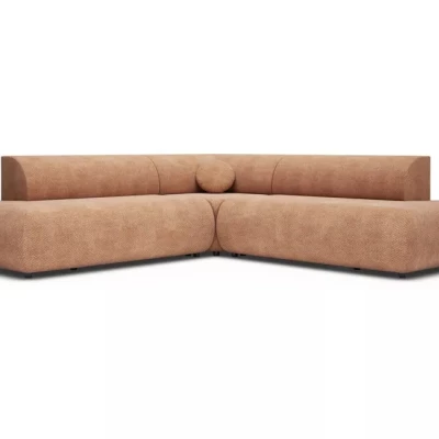 Schlafsofa mit Stauraum SURREY 2 – hellbraun, linke Ecke