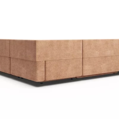 Schlafsofa mit Stauraum SURREY 2 – hellbraun, linke Ecke
