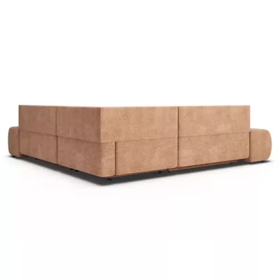 Schlafsofa mit Stauraum SURREY 2 – hellbraun, linke Ecke