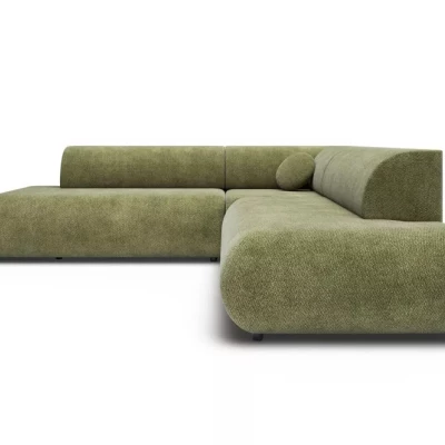 Schlafsofa mit Stauraum SURREY 2 – Khaki, linke Ecke