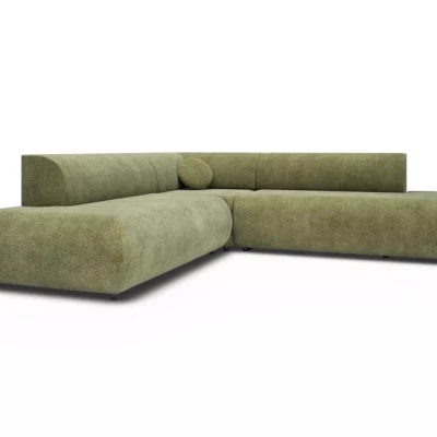 Schlafsofa mit Stauraum SURREY 2 – Khaki, linke Ecke