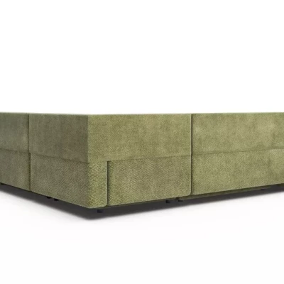 Schlafsofa mit Stauraum SURREY 2 – Khaki, linke Ecke