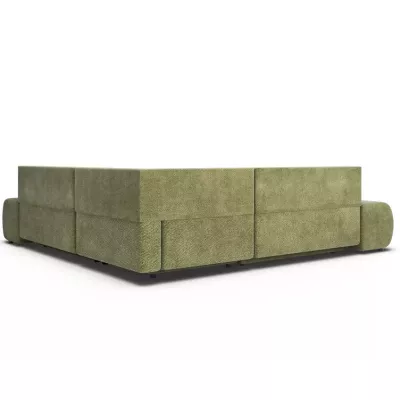 Schlafsofa mit Stauraum SURREY 2 – Khaki, linke Ecke