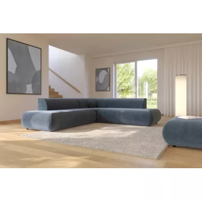 Schlafsofa mit Stauraum SURREY 2 - blau, linke Ecke