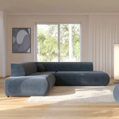 Schlafsofa mit Stauraum SURREY 2 - blau, linke Ecke