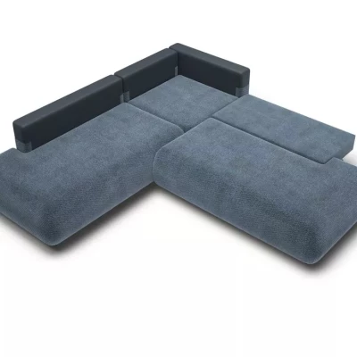 Schlafsofa mit Stauraum SURREY 2 - blau, linke Ecke