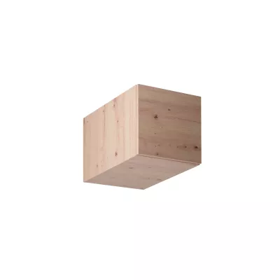 Hoher Hochschrank mit Flügeltüren VALEN – Breite 40 cm, Eiche (handwerklich gefertigt)