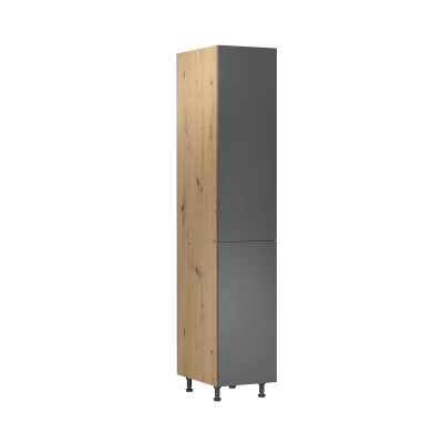 VALEN Küchenschrank – Breite 40 cm, Eiche handwerklich/grau