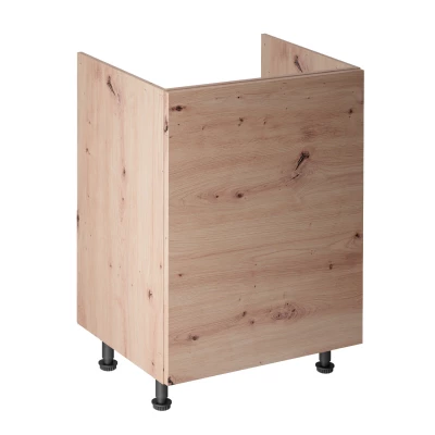 VALEN Spülenunterschrank mit einer Tür – Breite 60 cm, Eiche handwerklich gefertigt