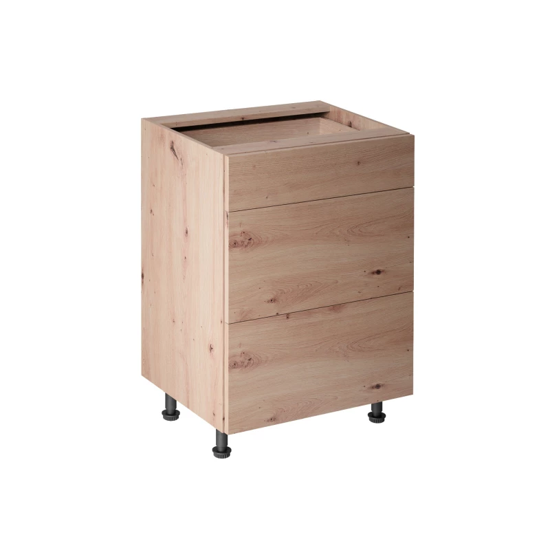 Unterschrank VALEN 1 – Breite 60 cm, Eiche, handgefertigt