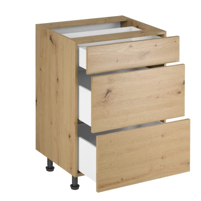 Unterschrank VALEN 1 – Breite 60 cm, Eiche, handgefertigt