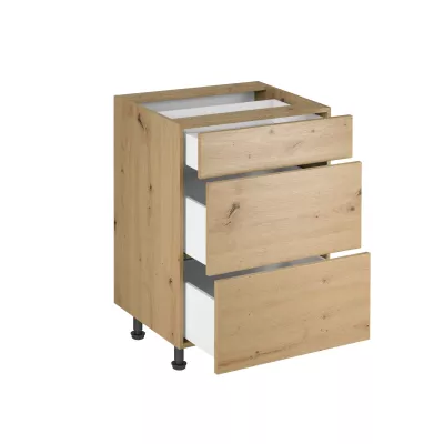 Unterschrank VALEN 1 – Breite 60 cm, Eiche, handgefertigt