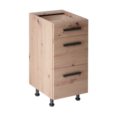 Unterschrank VALEN 2 – Breite 40 cm, Eiche, handgefertigt