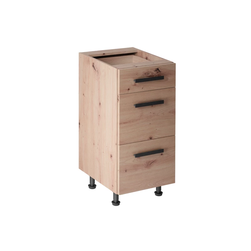 Unterschrank VALEN 2 – Breite 40 cm, Eiche, handgefertigt