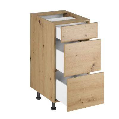 Unterschrank VALEN 1 – Breite 40 cm, Eiche, handgefertigt