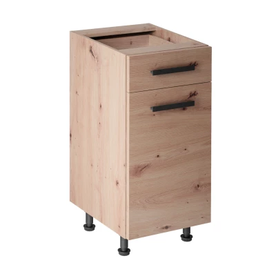Unterschrank mit Schublade VALEN 2 – Breite 40 cm, Eiche handwerklich gefertigt