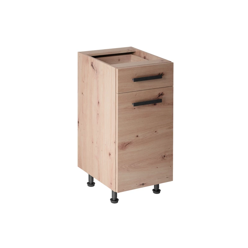 Unterschrank mit Schublade VALEN 2 – Breite 40 cm, Eiche handwerklich gefertigt