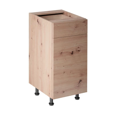 Unterschrank mit Schublade VALEN 1 – Breite 40 cm, Eiche handwerklich gefertigt