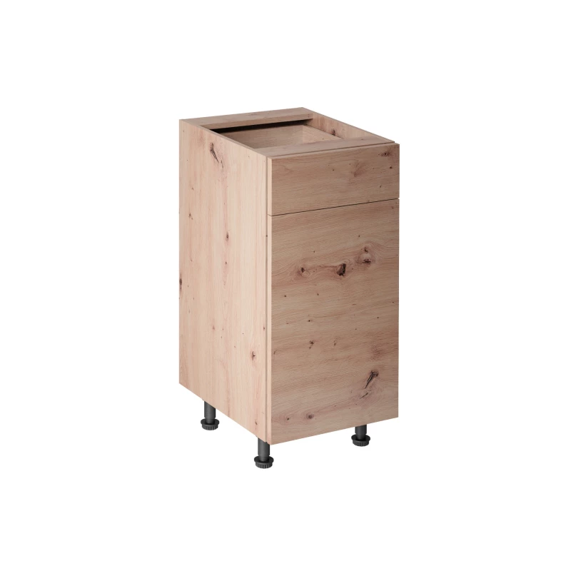 Unterschrank mit Schublade VALEN 1 – Breite 40 cm, Eiche handwerklich gefertigt