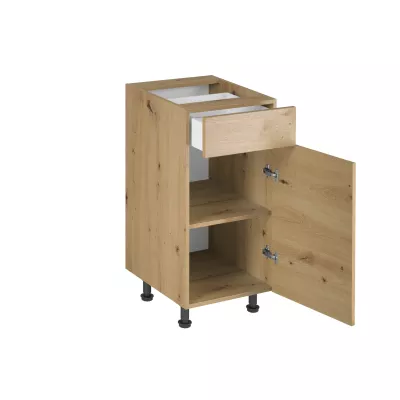 Unterschrank mit Schublade VALEN 1 – Breite 40 cm, Eiche handwerklich gefertigt