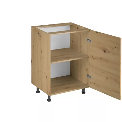 VALEN Unterschrank mit einer Tür – Breite 60 cm, Eiche handwerklich gefertigt