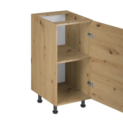 VALEN Unterschrank mit einer Tür – Breite 40 cm, Eiche handwerklich gefertigt