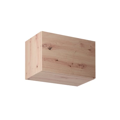 Oberschrank mit Flügeltüren VALEN – Breite 80 cm, Eiche (handwerklich gefertigt)
