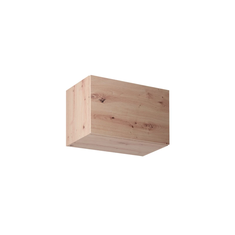 Oberschrank mit Flügeltüren VALEN – Breite 80 cm, Eiche (handwerklich gefertigt)