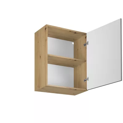 Küchenoberschrank VALEN – Breite 60 cm, Eiche handwerklich/grau