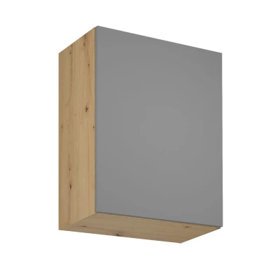 Küchenoberschrank VALEN – Breite 60 cm, Eiche handwerklich / Graubeige