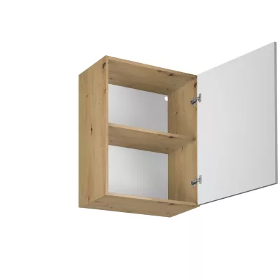 Küchenoberschrank VALEN – Breite 60 cm, Eiche handwerklich / Graubeige
