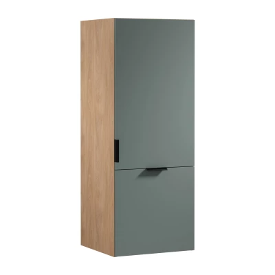 Küchenoberschrank SALERNO – Breite 60 cm, Eiche/Grün