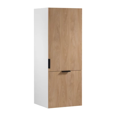 Küchenoberschrank SALERNO – Breite 60 cm, weiß/Eiche