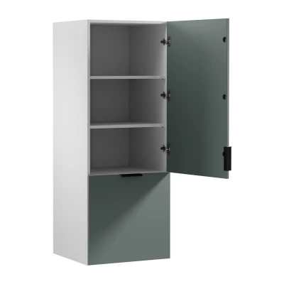 Küchenoberschrank SALERNO – Breite 60 cm, weiß/grün
