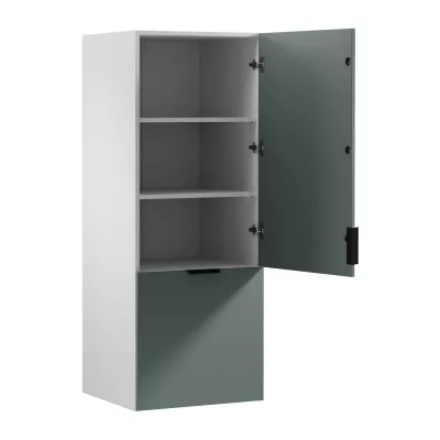 Küchenoberschrank SALERNO – Breite 60 cm, weiß/grün