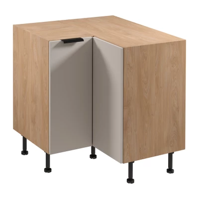 Unterschrank SALERNO - 84x84 cm, Eiche/Beige