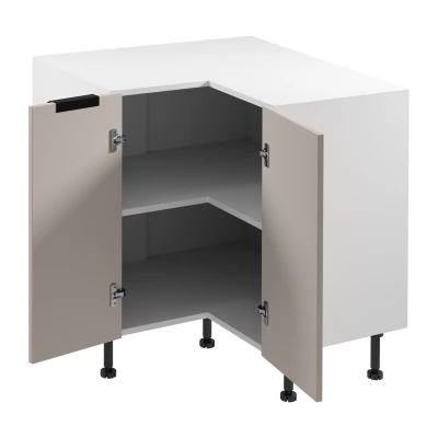 Unterschrank SALERNO - 84x84 cm, weiß/beige