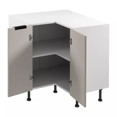Unterschrank SALERNO - 84x84 cm, weiß/beige