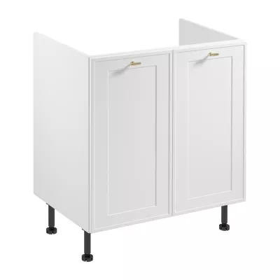 SALERNO Unterschrank für Spüle – Breite 80 cm, weiß